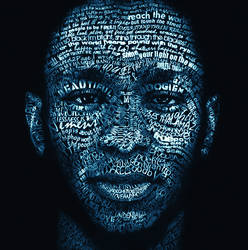 Mos Def (digital typography portrait)