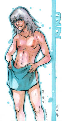 KH: After shower.