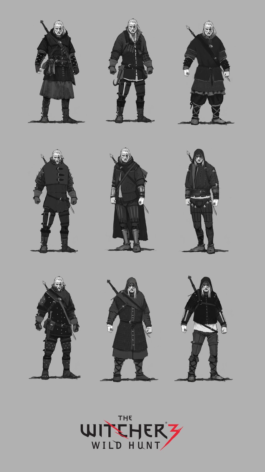 Jan Marek Geralt armor concepts 1