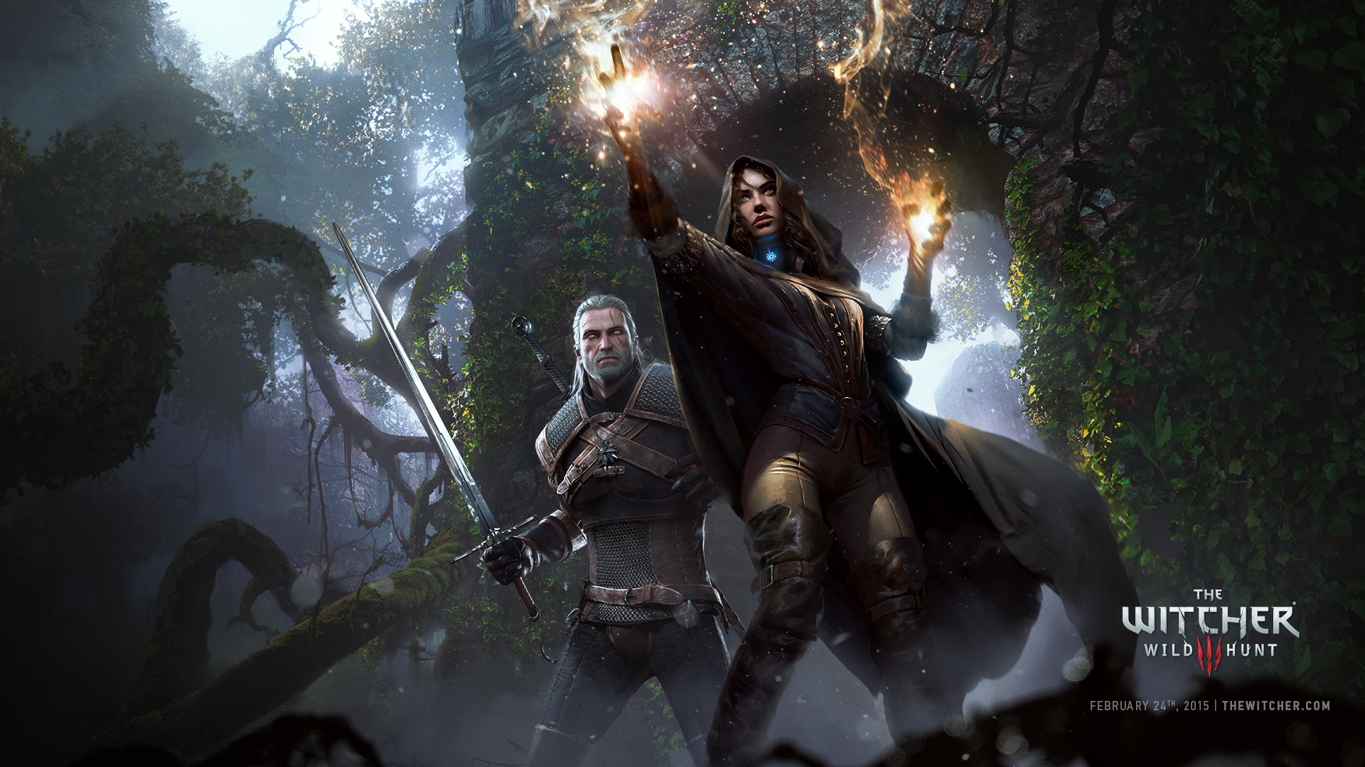 The Witcher 3 Wild Hunt Geralt and Yennefer