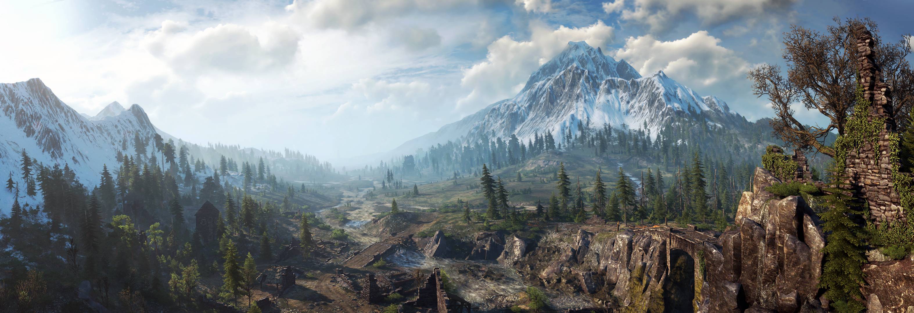 The Witcher 3 panorama Skellige