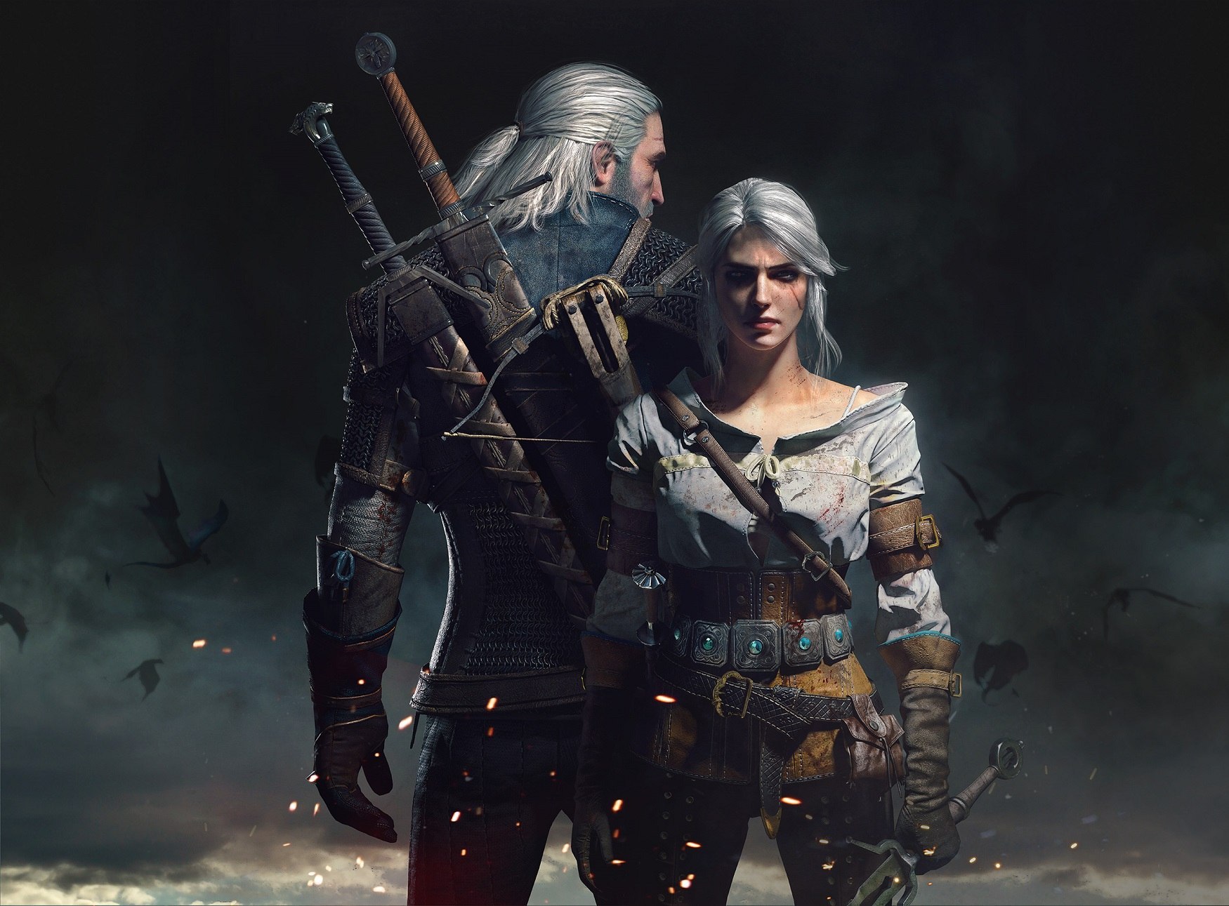 Geralt and Ciri