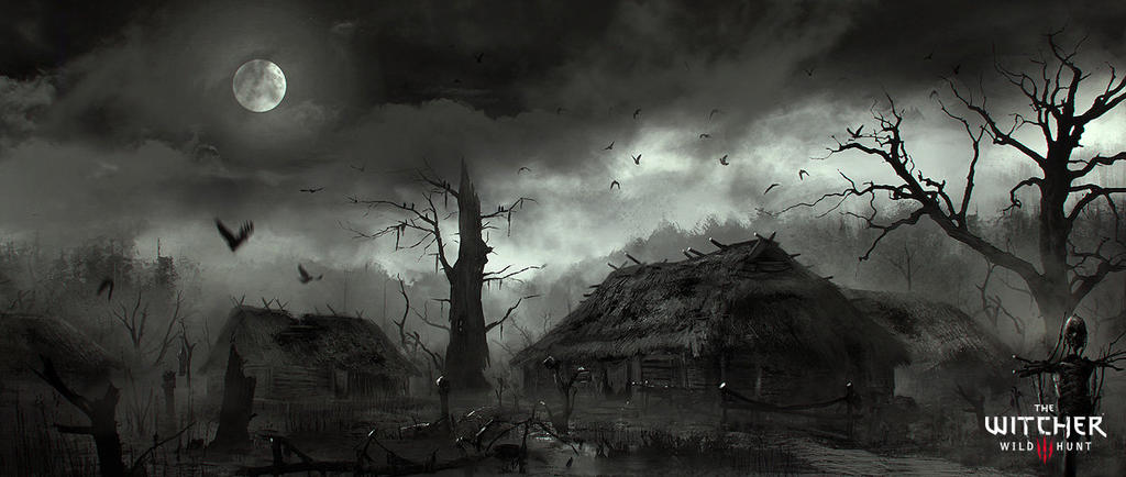 Marek Madej swamp village by marekmadej