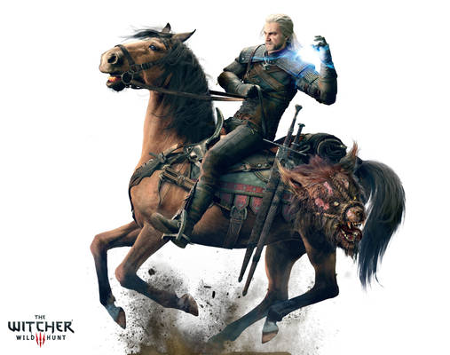 The Witcher 3 Wild Hunt-Geralt Horse