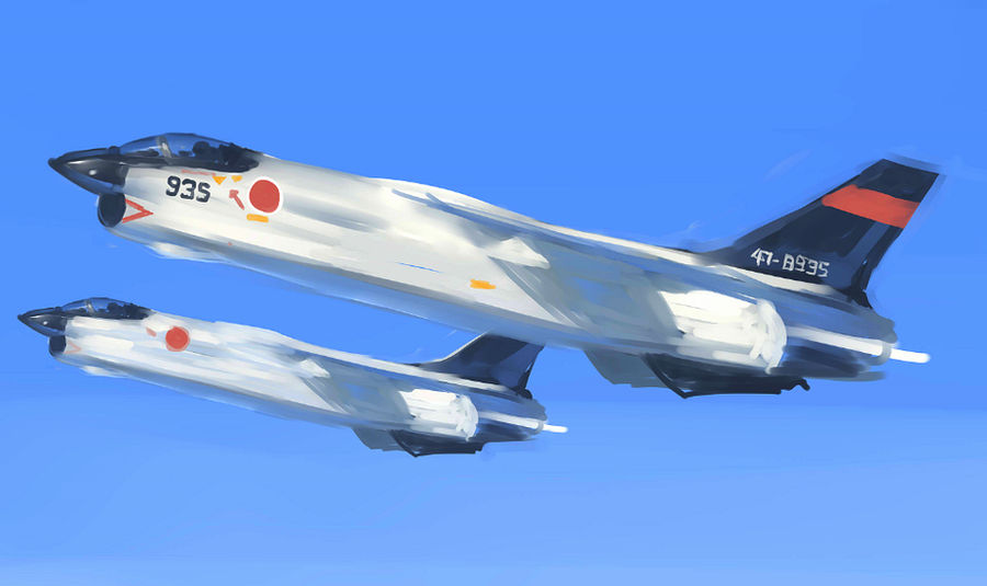 F-8EJ by fighterman35 on DeviantArt