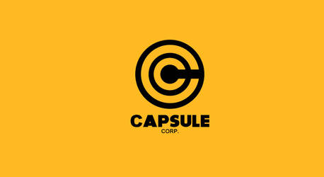 Capsule Corp Logo Wall