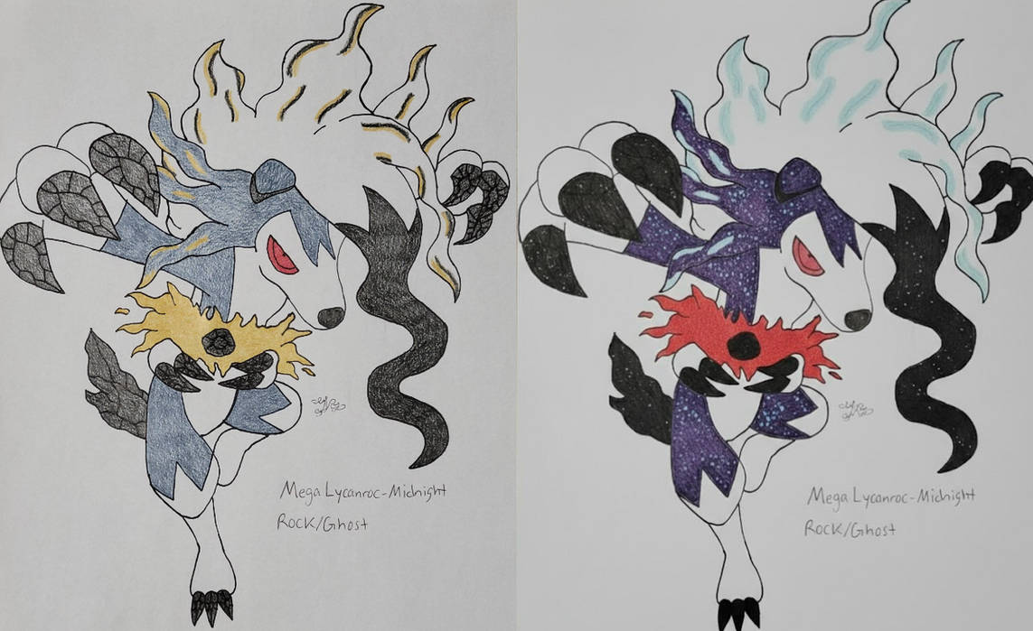 Mega Lycanroc Midnight Form By CrazyMathNerd On DeviantArt mega-lycanroc-midnight-form-by-crazymathnerd-on-deviantart