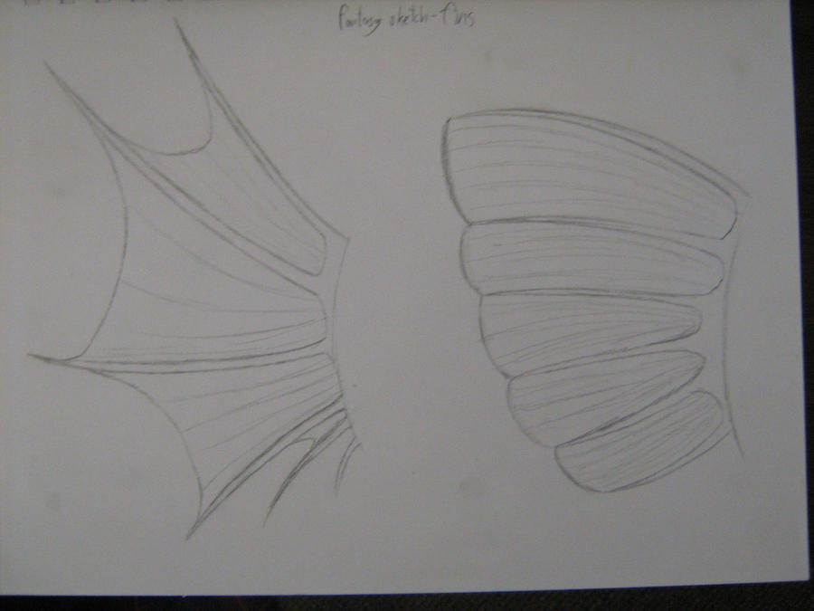 fins sketch by Yapity on DeviantArt