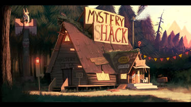 Gravity Falls - Mystery Shack (finished painting)