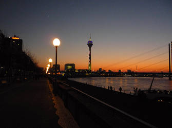 Dusseldorf at Night