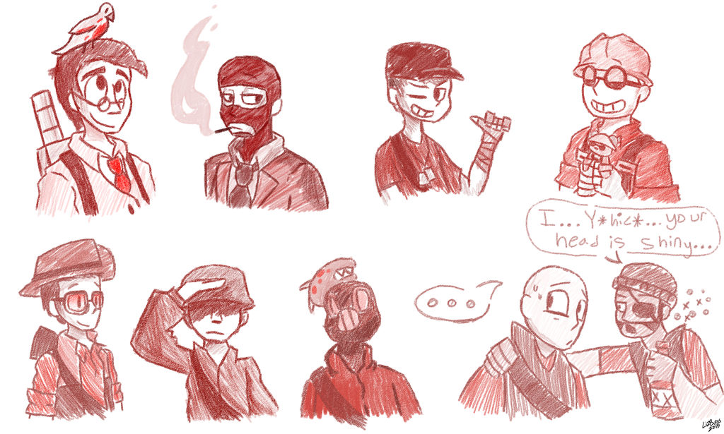 Tf2 Sketches By LizDoesMinecraft On DeviantArt