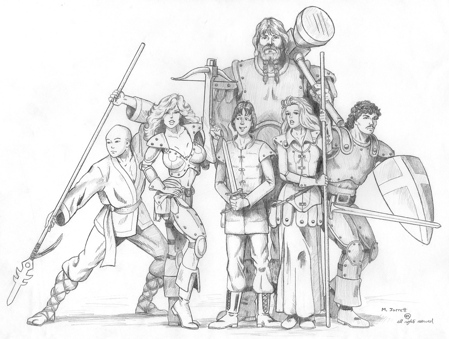 GURPS adventuring Group by mjarrett1000