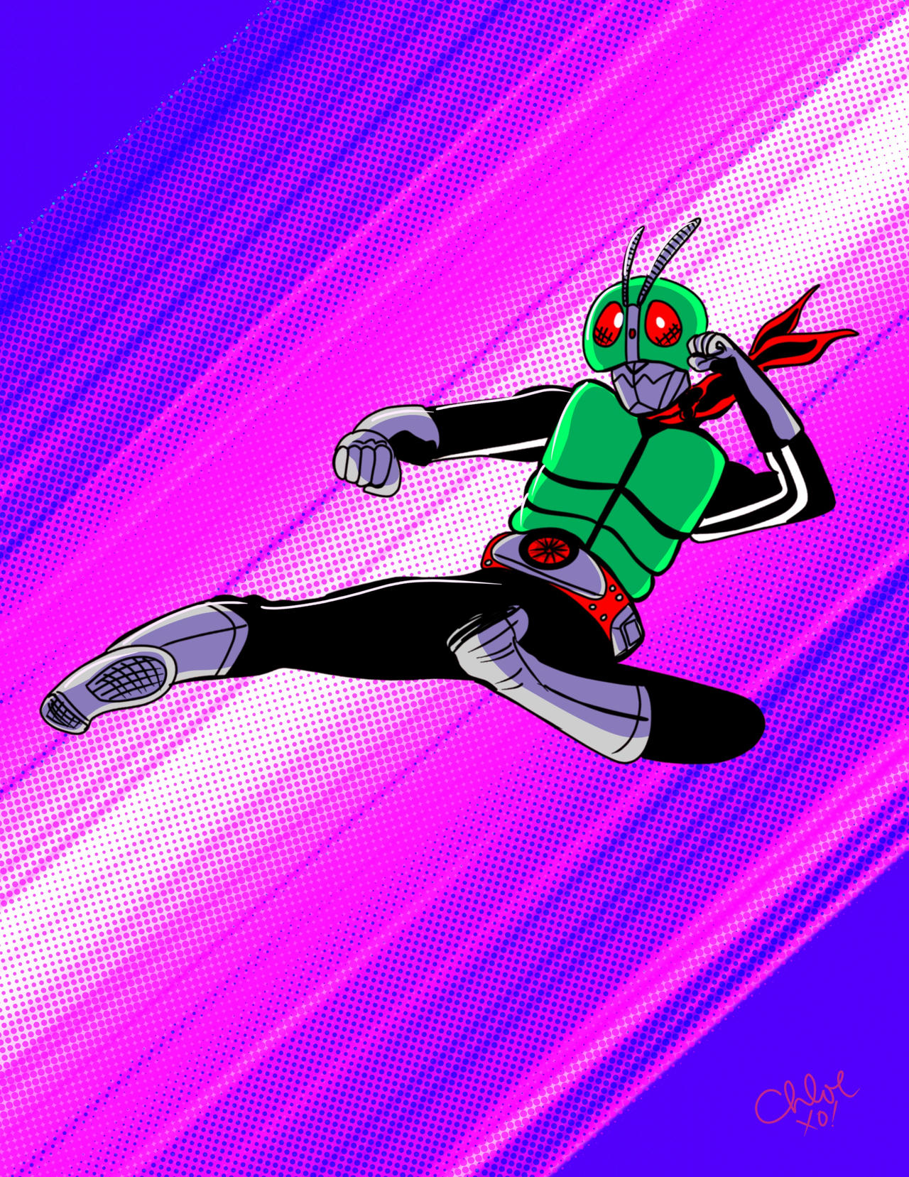 Kamen Rider- Rider Kick! by ChloeRamoneXO on DeviantArt