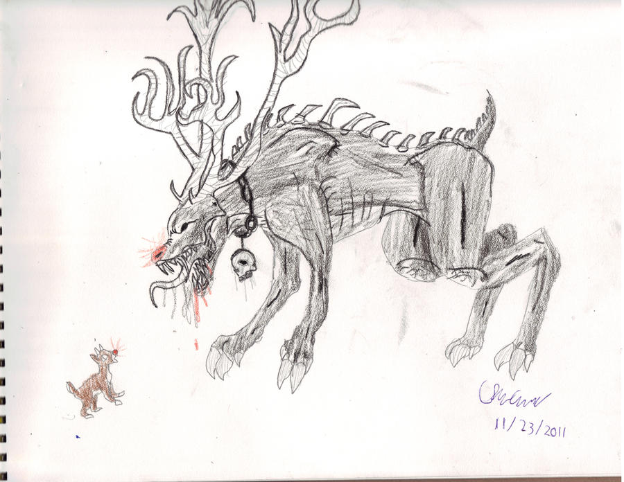 the REAL rudolph the red nosed reindeer by lifelessslump on DeviantArt