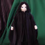 Snape doll in coat and robe