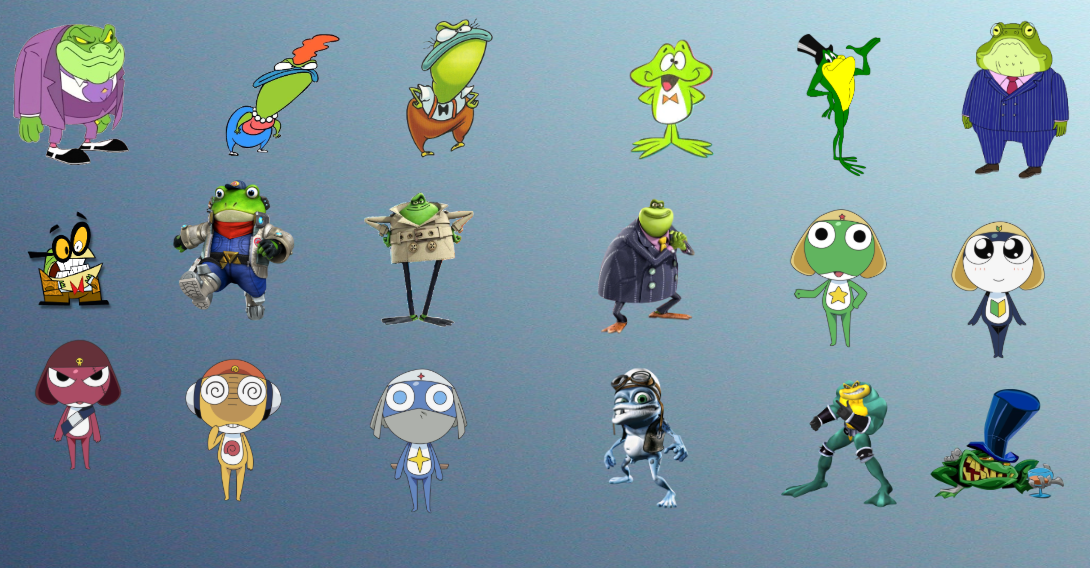 Frogger Lumpy Frogs and Toads Cartoon Characters by klint2 on DeviantArt
