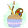 Art Cupcake