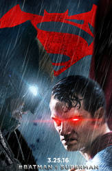 Batman V Superman: Dawn of Justice Face-Off Poster