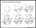 How to Draw Chibi Witch by charfade