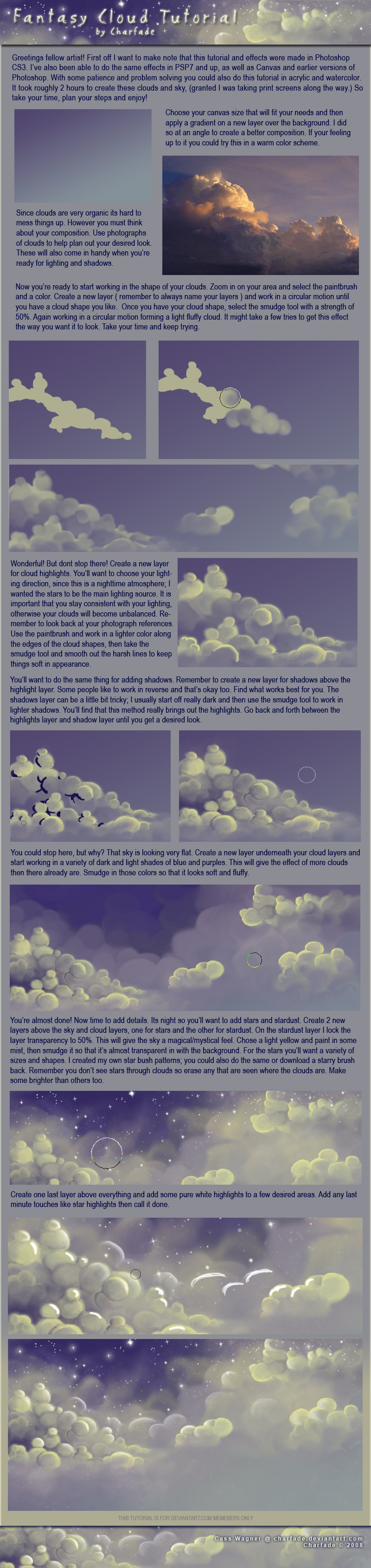 Fantasy Cloud Tutorial