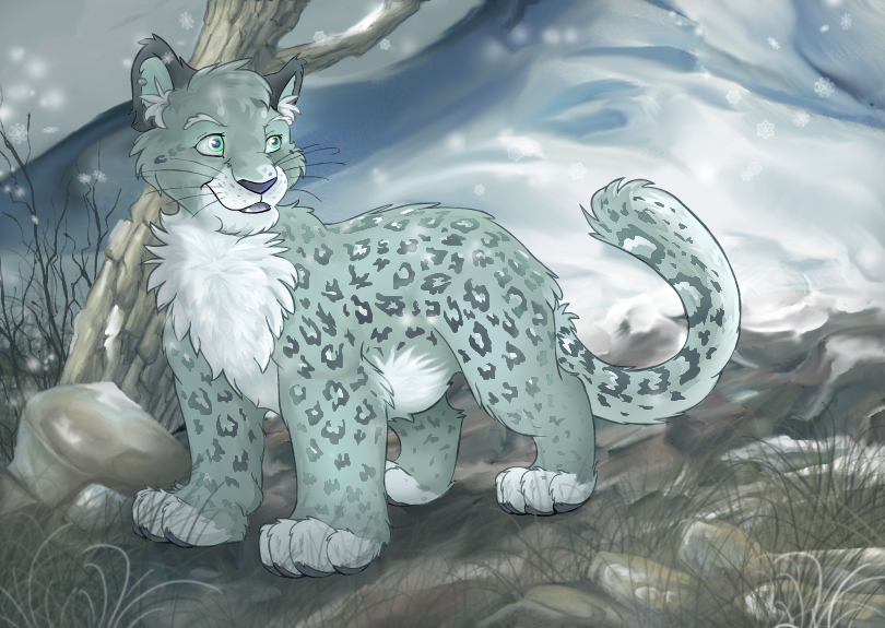 Snow Leopard for curious-nox