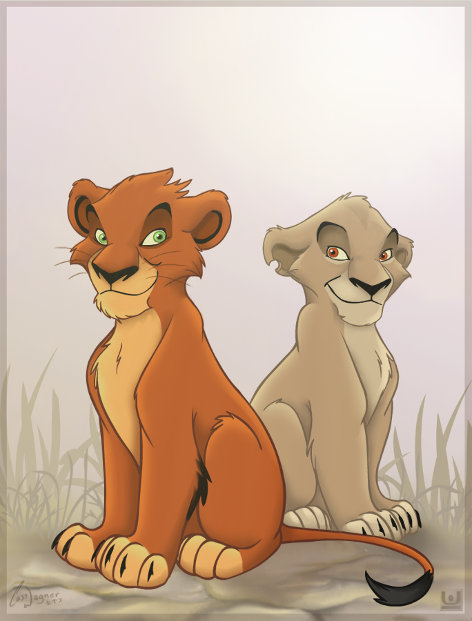 Cub Taka and Zira