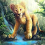 Jungle Lion Cub Fin