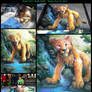 Chalk Art Jungle Lion Cub Process