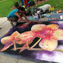 Chalk Art Spring Orchid finishing