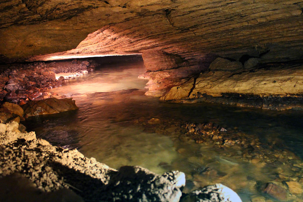 Underground cave river 2