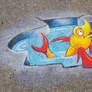 Puddle Fish ChalkFest Buffalo