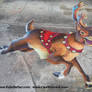 3D Chalked Christmas Reindeer 3