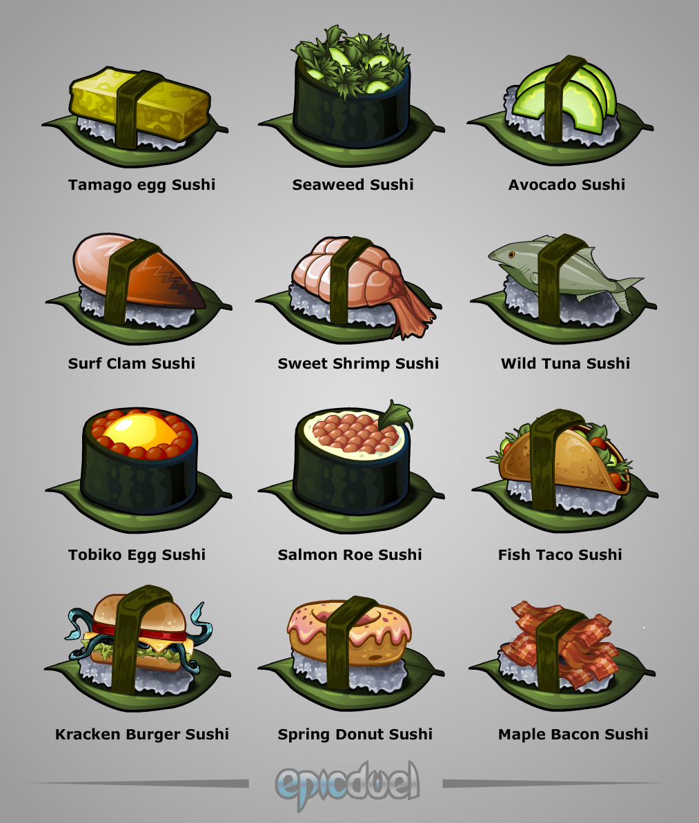 Game Evolving Sushi Achievements