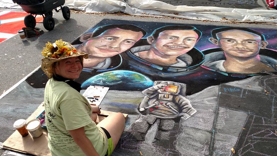 Apollo11 Moon Landing Chalkart 01