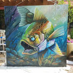 Minnesota Walleye Fish Mural