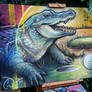 Gator Golf 2 Chalk Art