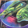 Moray Eels Chalk Art