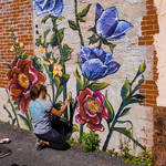 Flower Mural Lockport NY