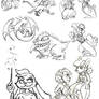 Spyro the Dragon Sketch dump