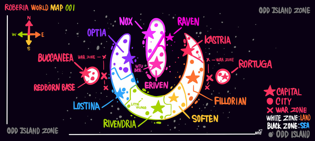 Where Is Robe World Map Roberia World Map by MACKINN7 on DeviantArt