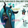 Queen Chrysalis fan-art starter pack