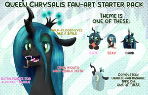 Queen Chrysalis fan-art starter pack