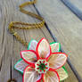 Poinsettia inspired necklace by Petal Cove