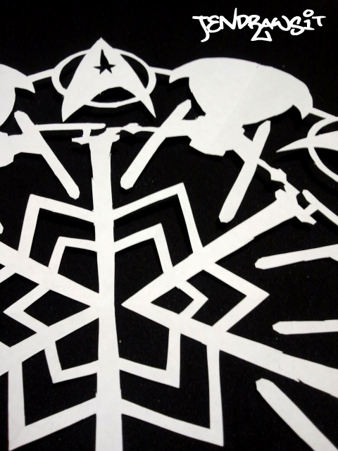 Star Trek Snowflake-close up