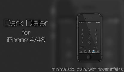 Dark Dialer for iPhone 4