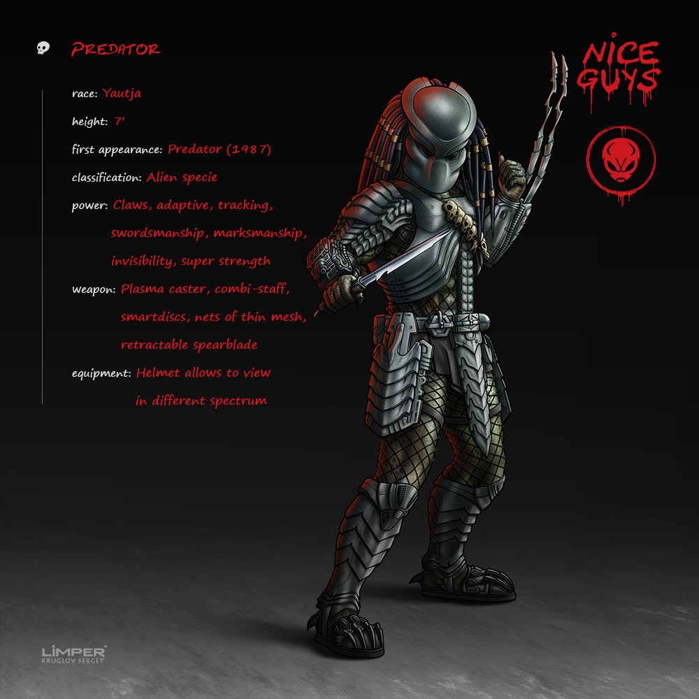 Nice Guys - Predator by Limper-SK on DeviantArt