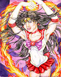 Sailor Mars - A Vision in Flame by IAmABananaOo
