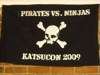 Pirate vs. Ninjas flag