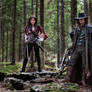 Van Helsing and Anna Valerious cosplay - Woods