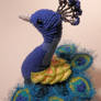 Blue Peacock Amigurumi